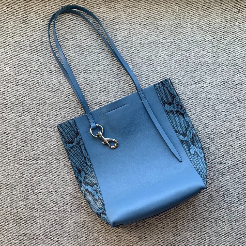 Rebecca Minkoff Blue Tote with Structured Design